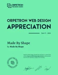 Made By Shape site
