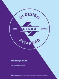 Cssda ui Made By Shape