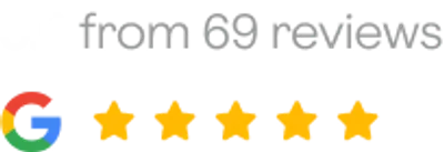 Google Review Badge White